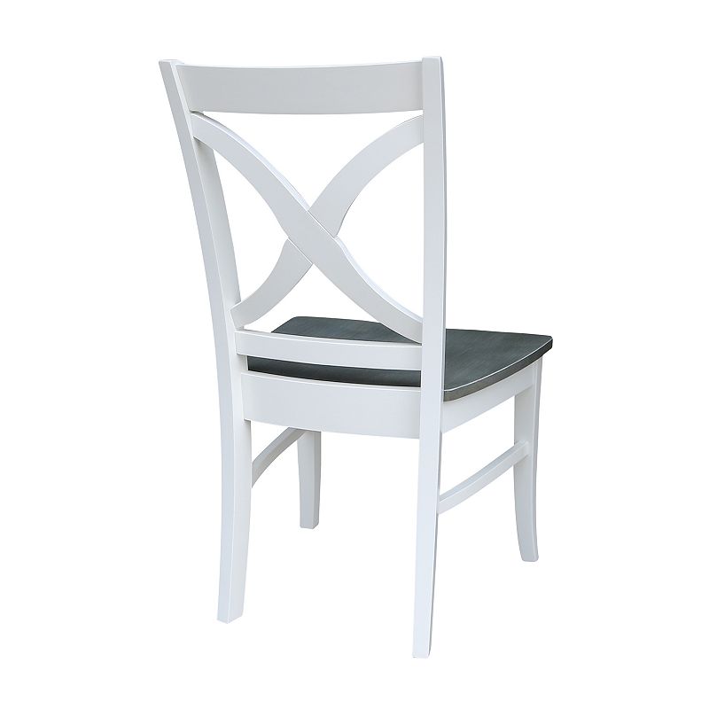 International Concepts Vineyard X-Back Dining Chair 2-piece Set