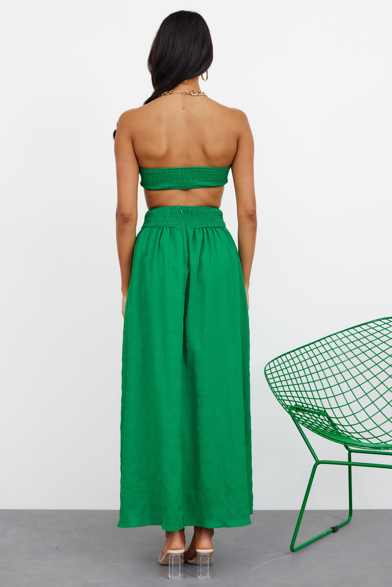 Iconic Revival Crop Green