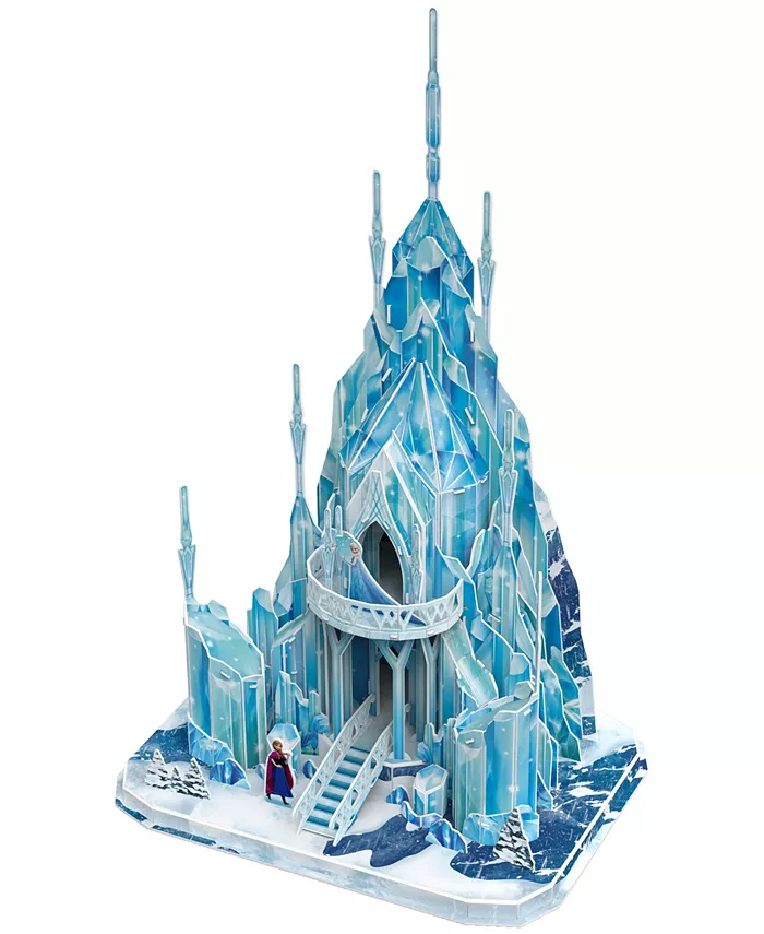 University Games 4D Cityscape Disney Frozen Elsas Ice Palace 3D Puzzle  73 Pieces