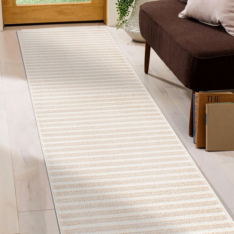 World Rug Gallery Contemporary Striped Area Rug