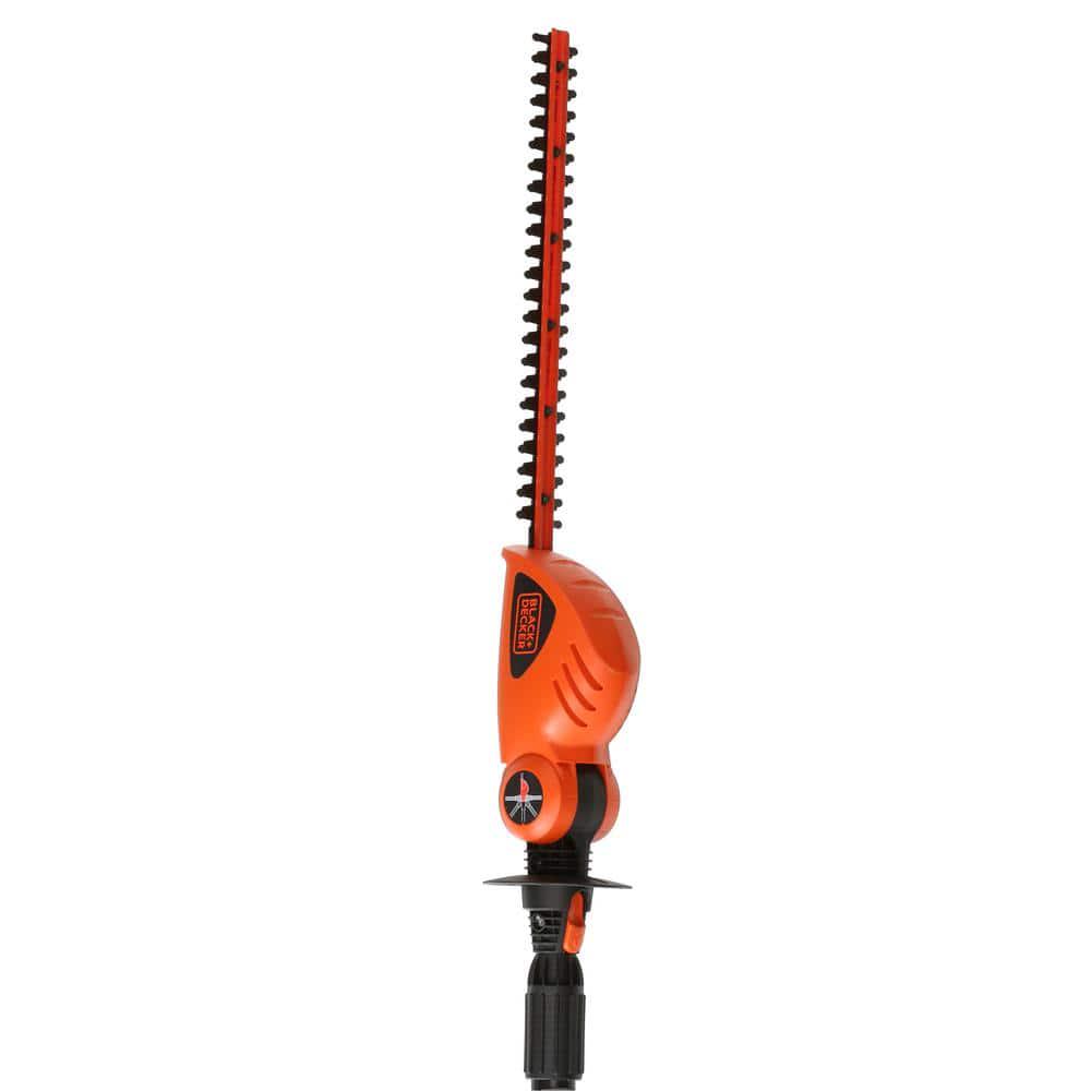 BLACKDECKER 20V MAX Cordless Battery Powered Pole Hedge Trimmer Kit with