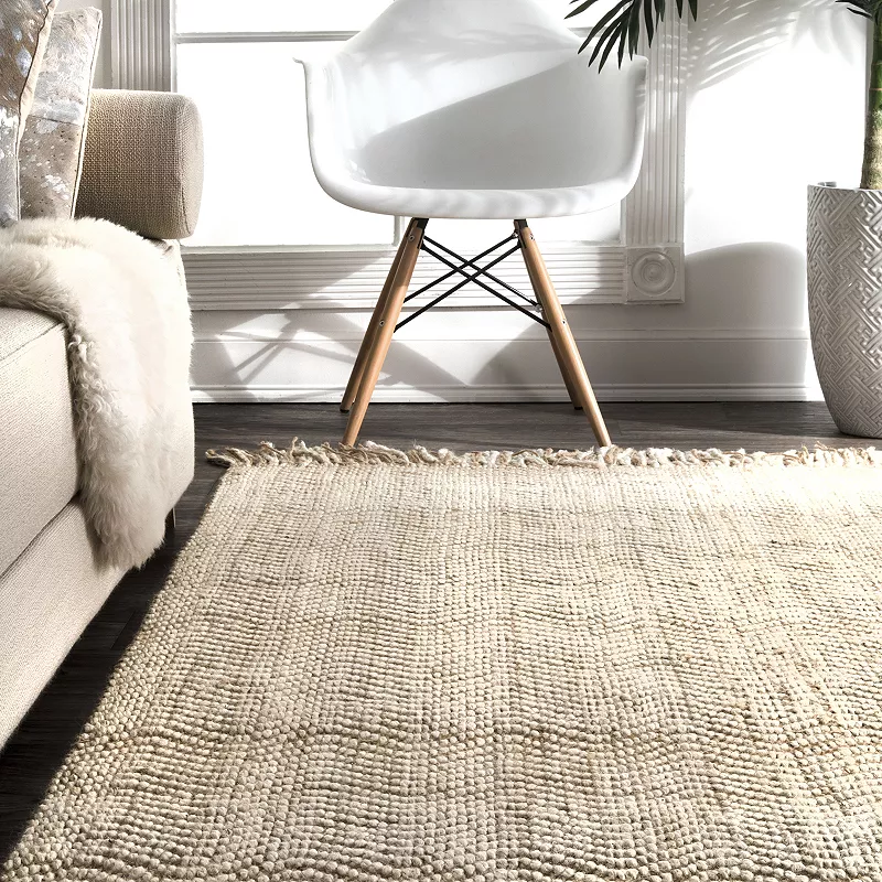 nuLOOM Don Jute Fringe Rug