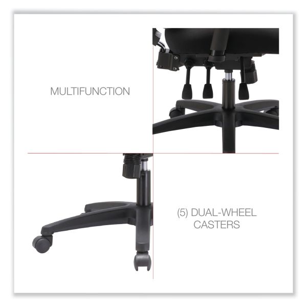 Alera Envy Series Mesh High-Back Multifunction Chair， Supports Up to 250 lb， 16.88