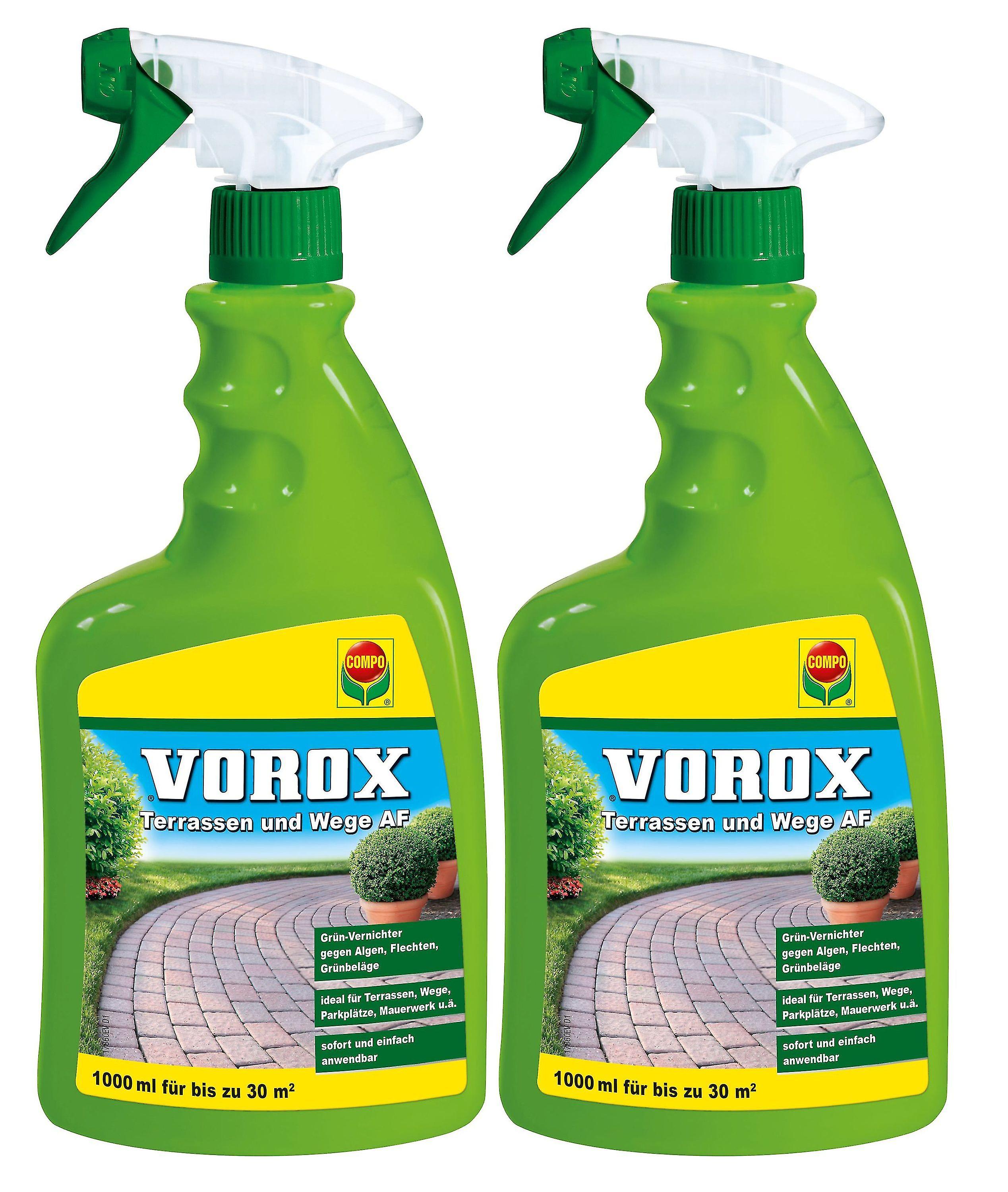 2 x COMPO Vorox?? terraces and paths AF， 1000 ml