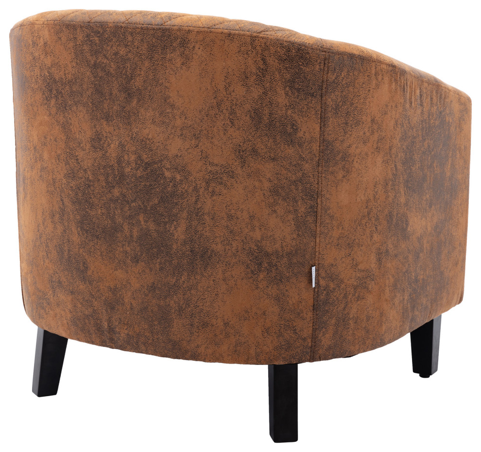 IA7005 Adrian Accent Chair  Coffee   Transitional   Armchairs And Accent Chairs   by IDEAZ International  LLC  Houzz