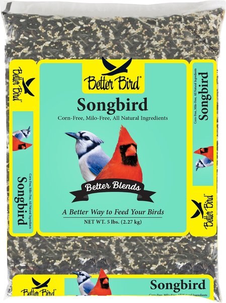 Better Bird Songbird Bird Food， 5-lb bag