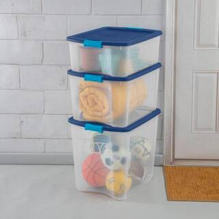 Sterilite 26 Gal. Latch and Carry Storage Tote Box Container (8-Pack) 8 x 14489604