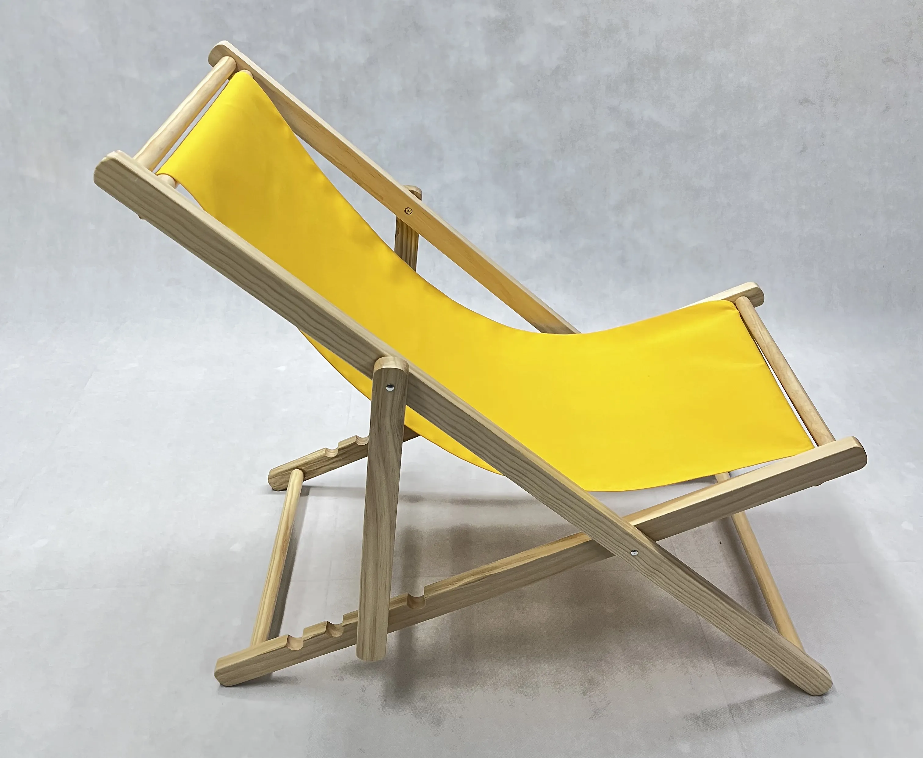 Wholesale Portable Folding Chair Simple Yellow Chair Foldable Camping Wood Folding Chairs For Events