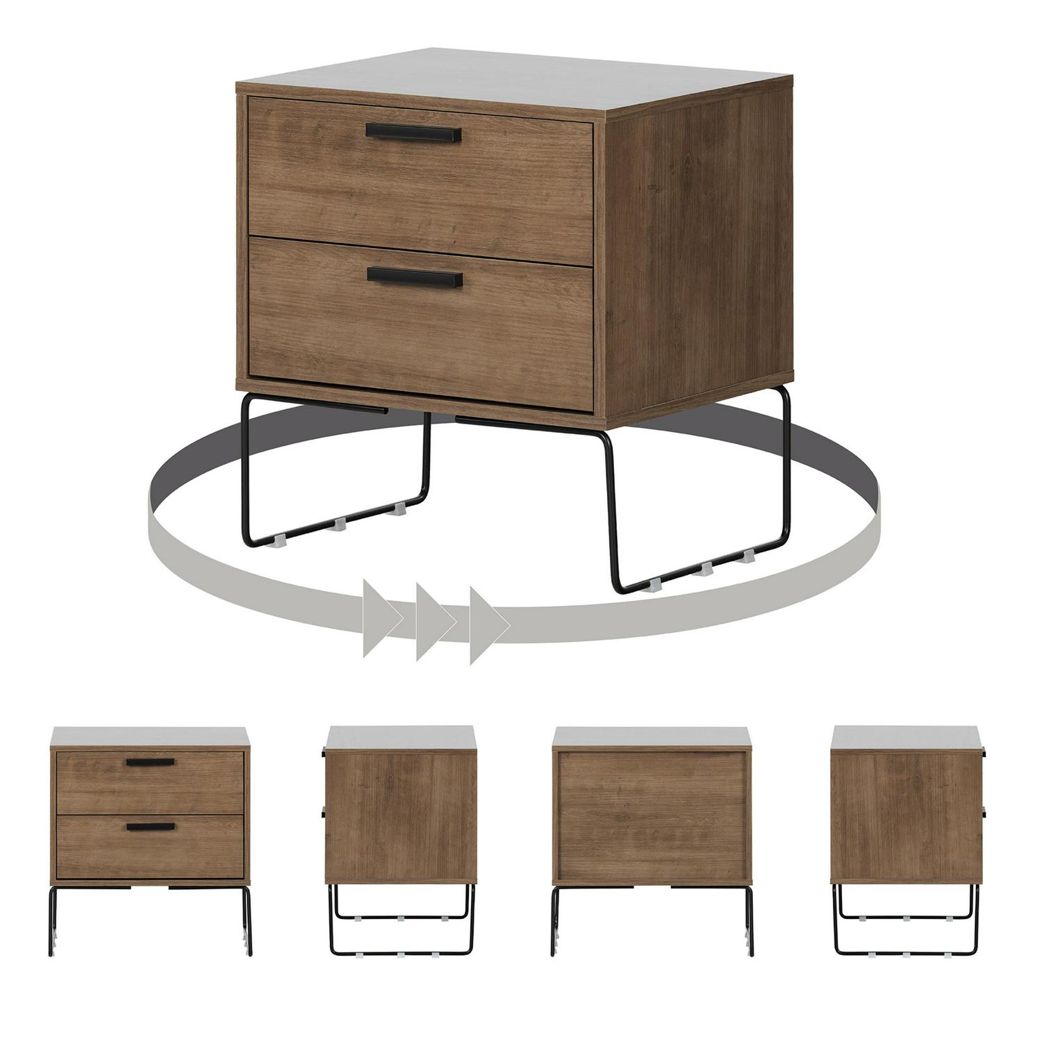 Vito End table Dark Wood  Crowdfused