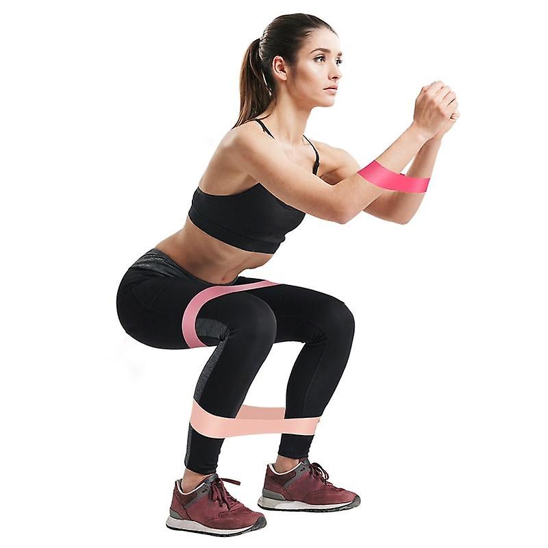 5Pcs Gradient Resistance Bands Home Fitness Exercise Workout Equipment