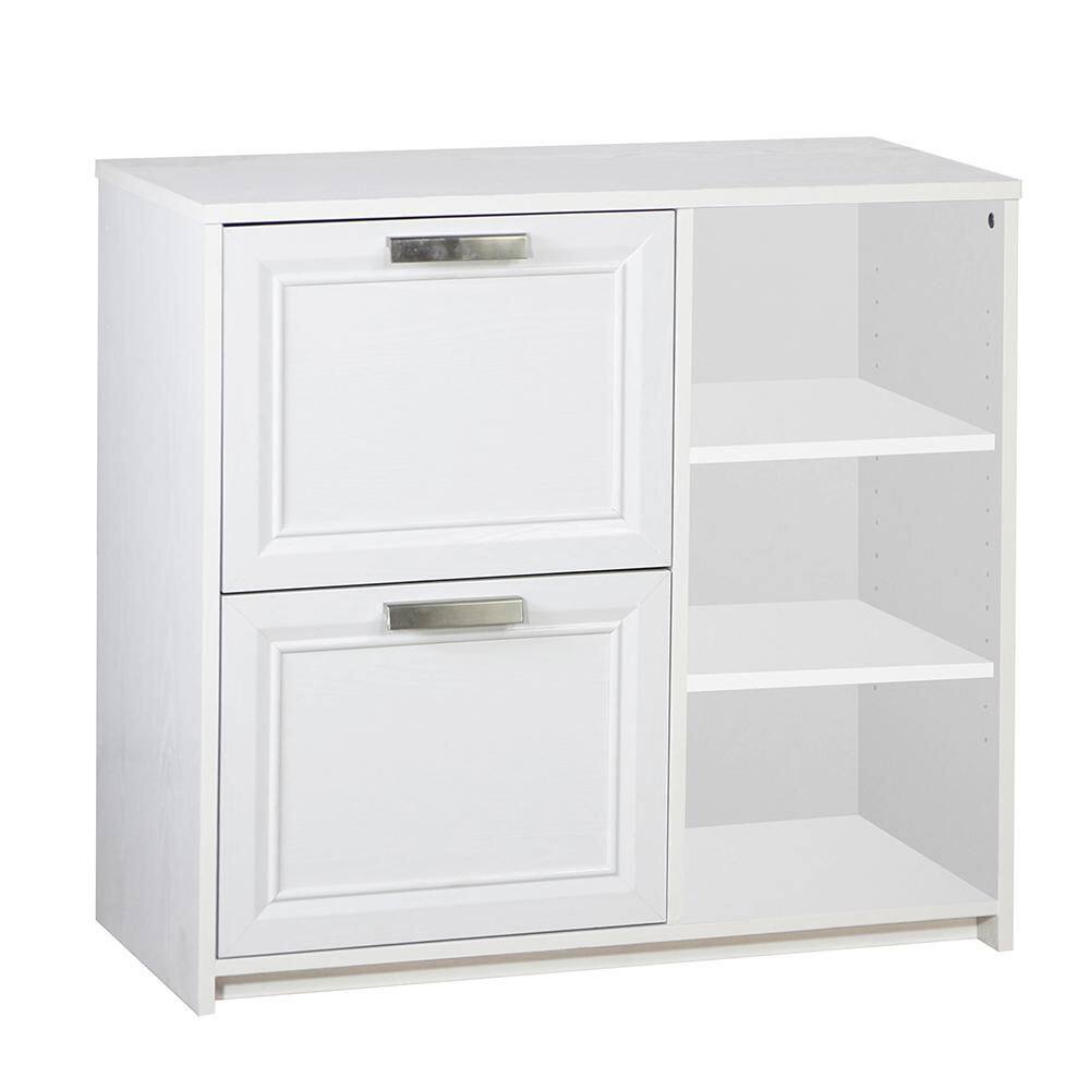 SAINT BIRCH Alaska White File Cabinet SBAK4934LFWW