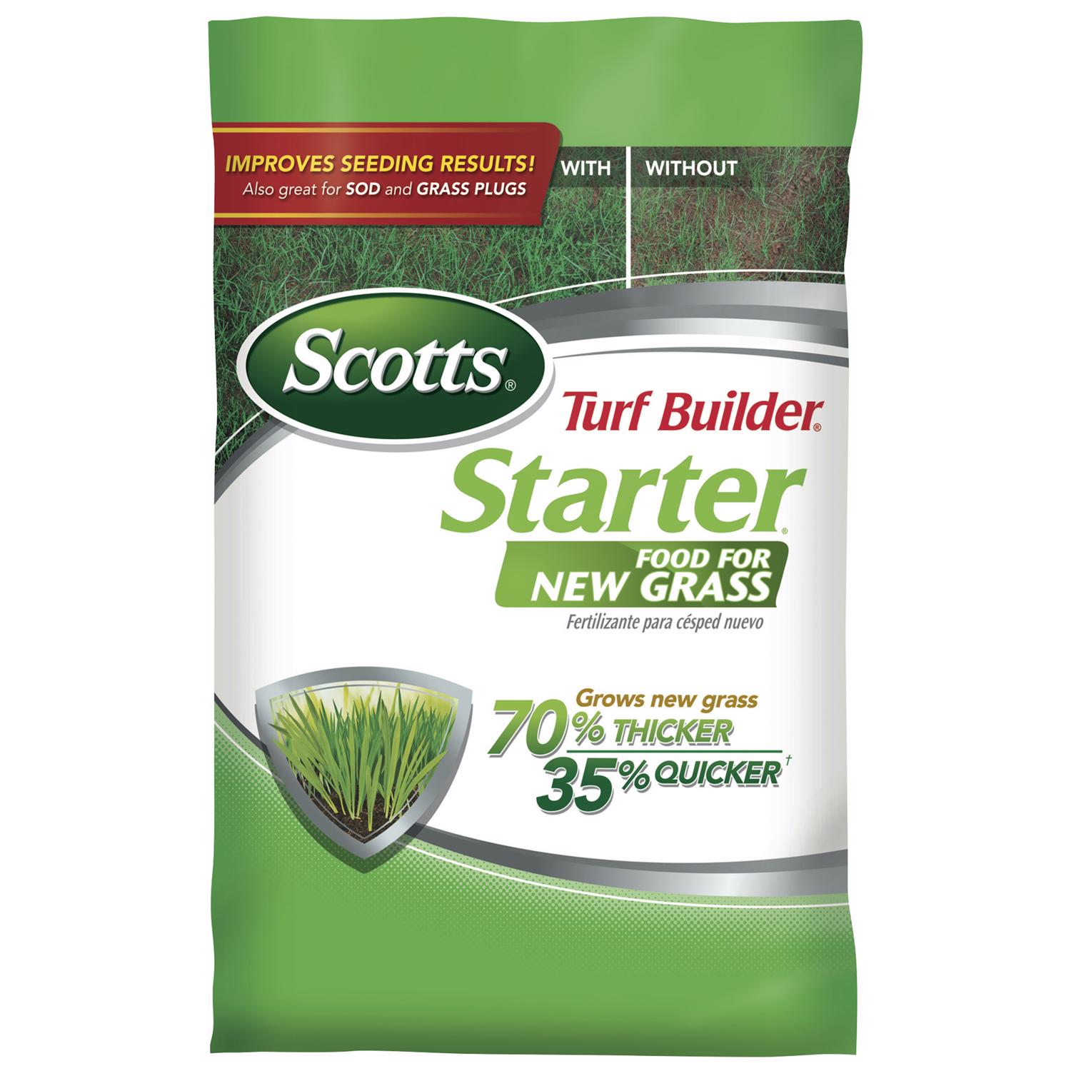 Scotts Turf Builder Lawn Starter Lawn Fertilizer For All Grasses 5000 sq ft