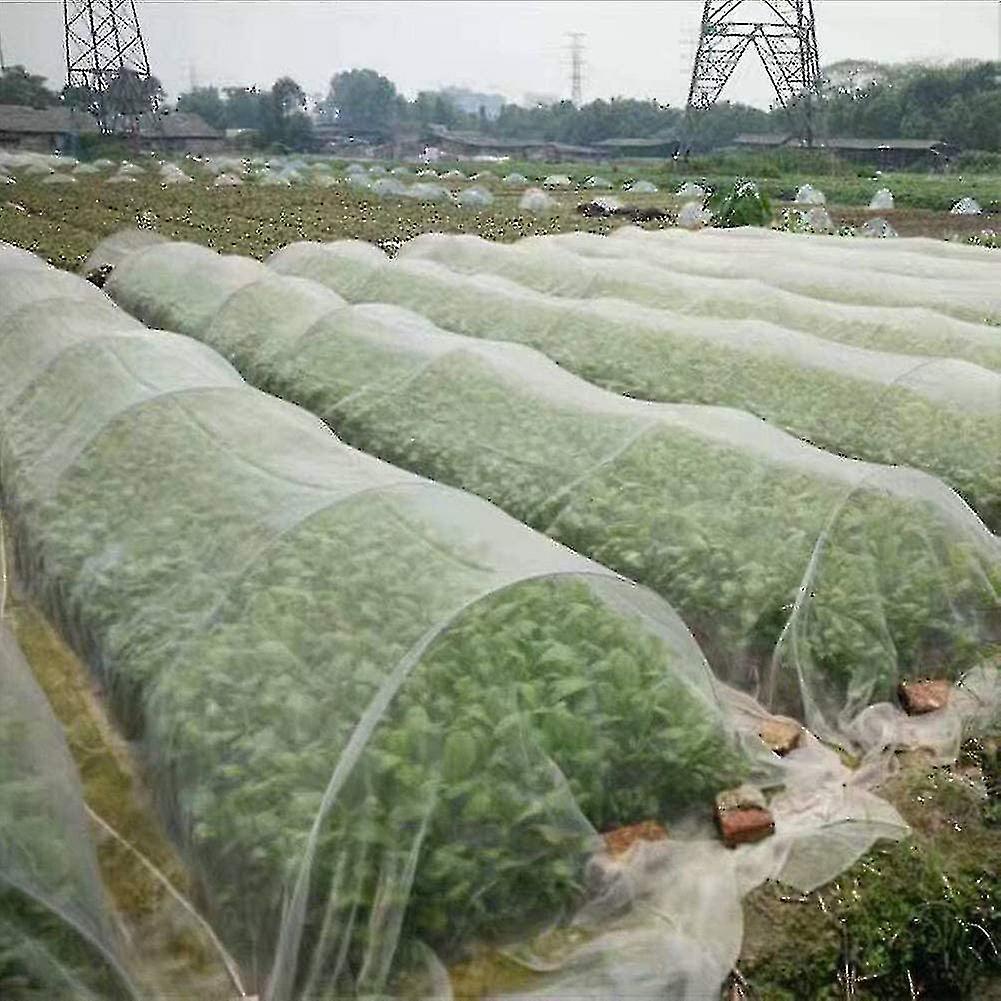 Ultra Fine Mesh Insect Netting For Garden Vegetables Fruits Plants Garden Greenhouse (10x2.5m)