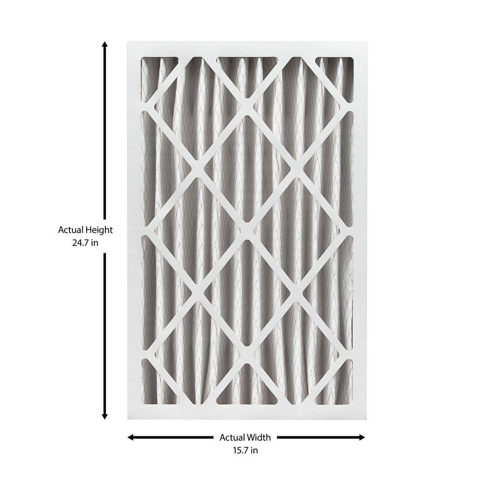 HDX 16 in. x 25 in. x 4 in. Honeywell Replacement Pleated Air Filter FPR 7 HDX-HW1625-11-3