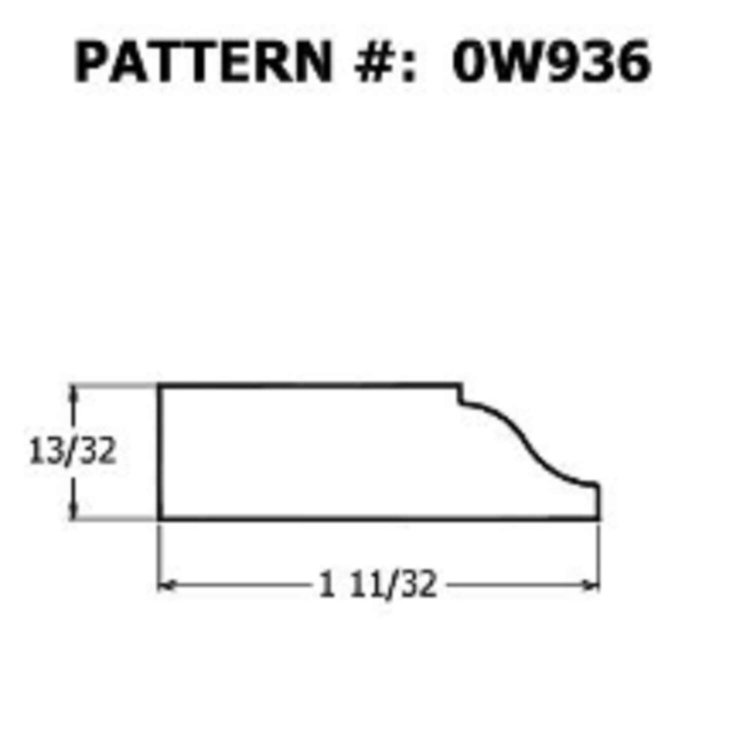 Alexandria Moulding 7/16 in. H X 1-3/8 in. W X 7 ft. L Unfinished Natural Pine Molding