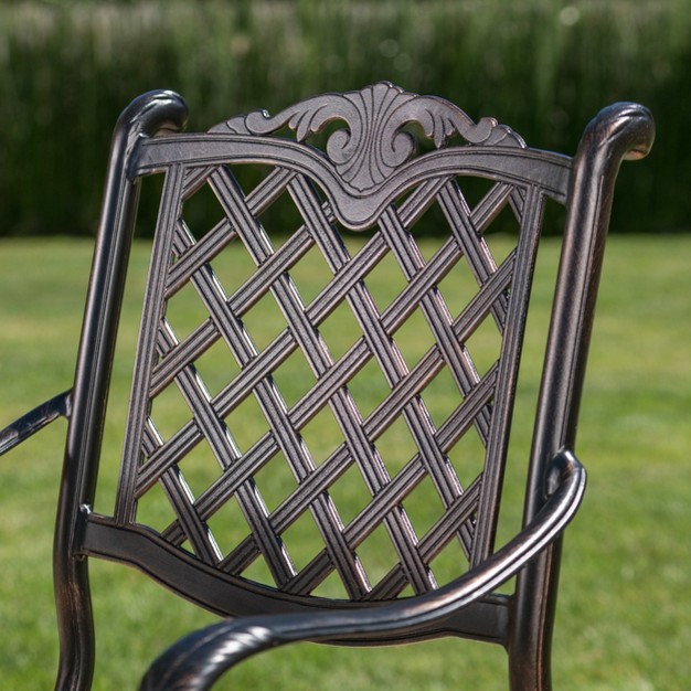 3pc Arlana Cast Aluminum Bar Set Copper Christopher Knight Home