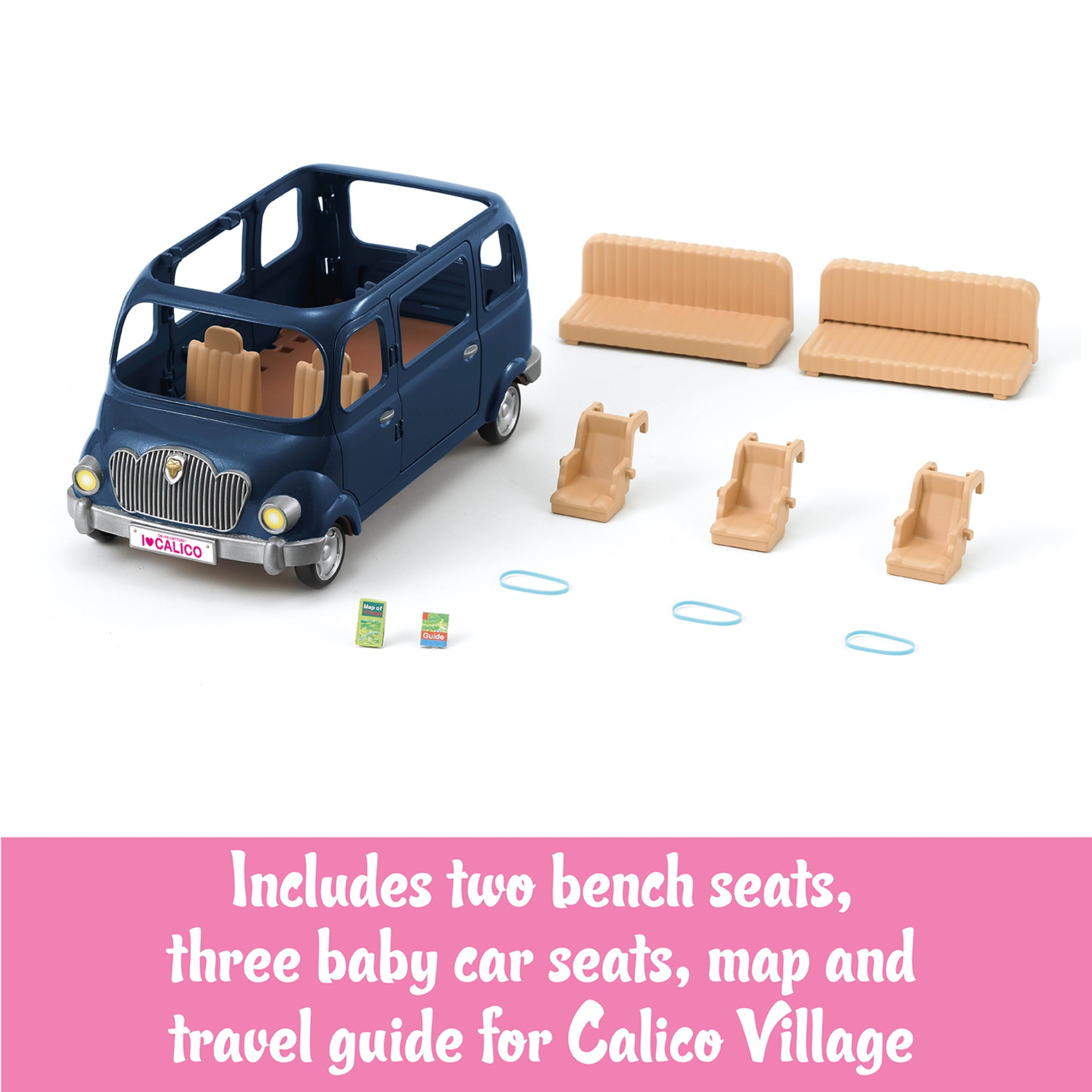 Calico Critters Family Seven Seater Toy Vehicle for Dolls