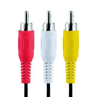 GE 12 ft. Composite AudioVideo Cable (3-Pack) 63539