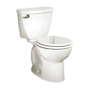 American Standard Cadet 3 Powerwash 10 in. Rough-in 2-Piece 1.6 GPF Single Flush Round Toilet in White Seat Not Included 270DB001.020