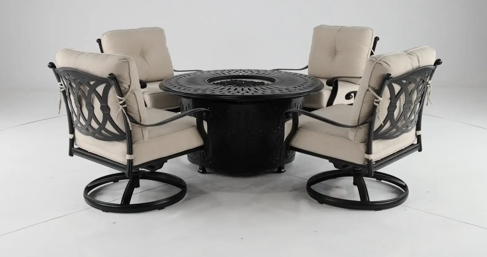 Montreal 5 Piece Chat Height Fire Pit