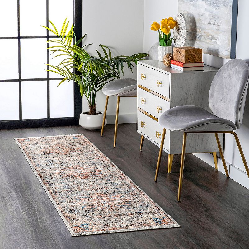 nuLOOM Janessa Croix Medallion Area Rug