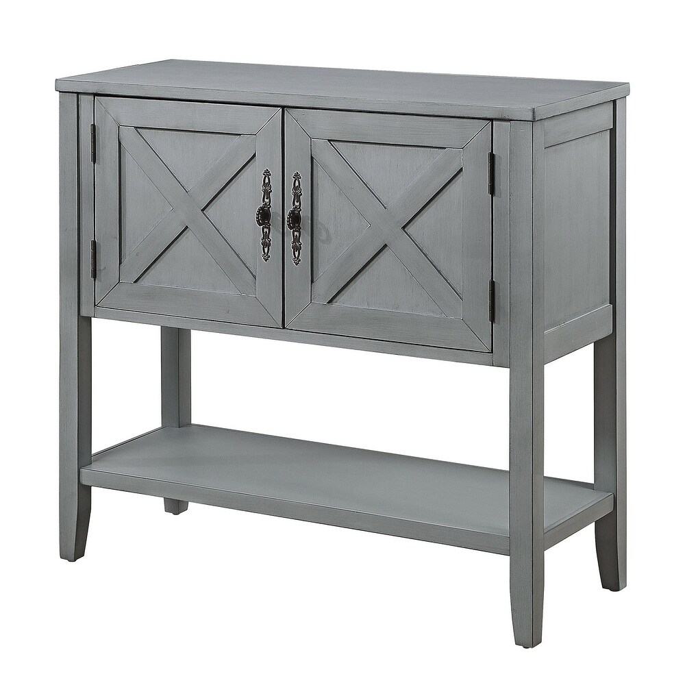 35'' Farmhouse Wood Buffet Sideboard Console Table