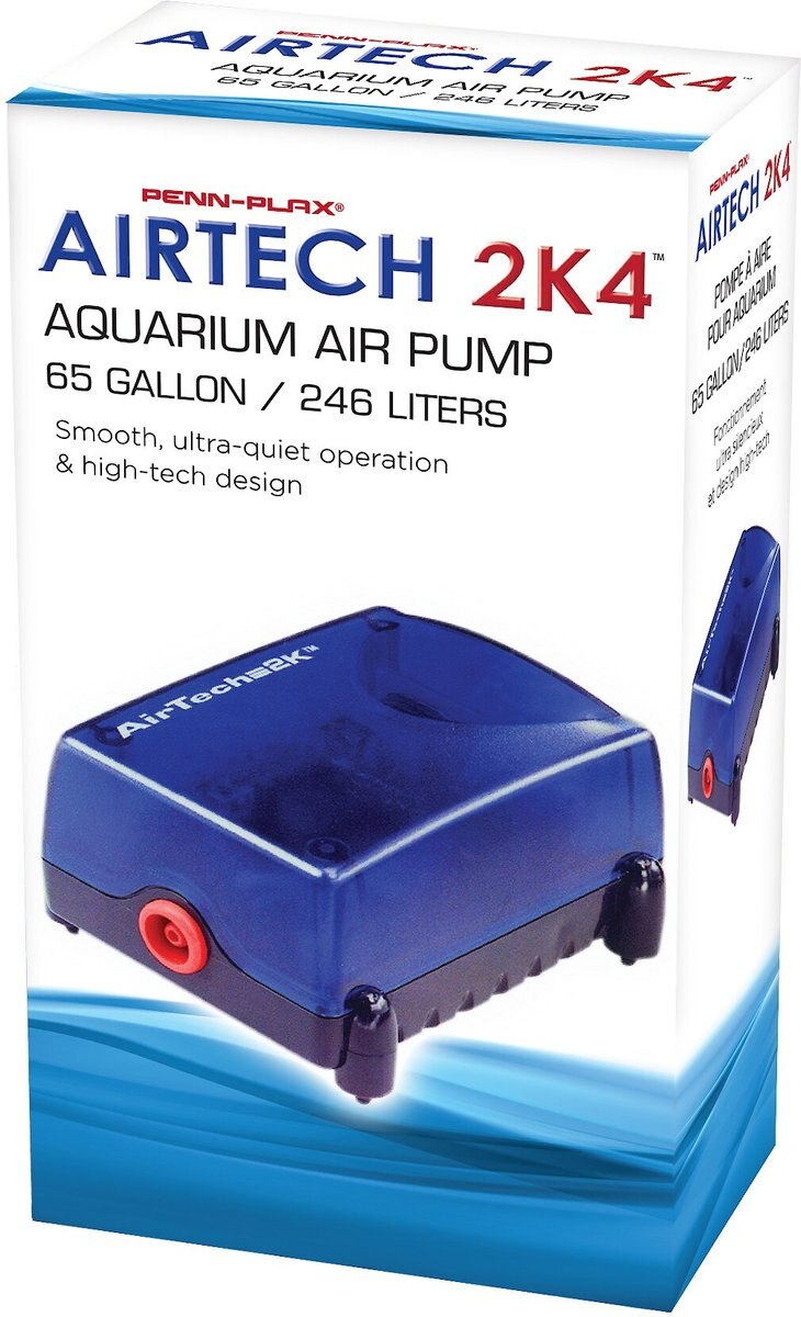 Penn-Plax Air-Tech 2K4 Aquarium Air Pump， 55-gal