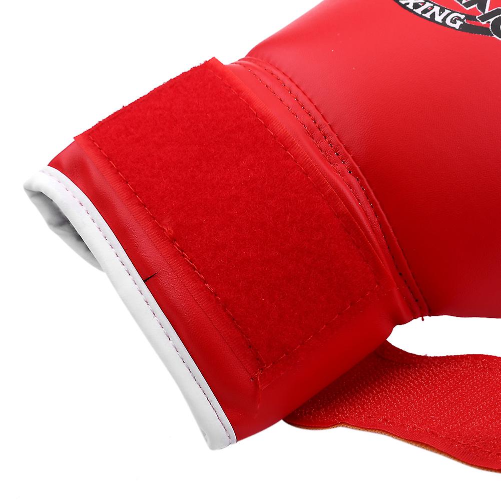 Kids Boxing Fighting Muay Thai Sparring Punching Kickboxing Grappling Sandbag Gloves Red