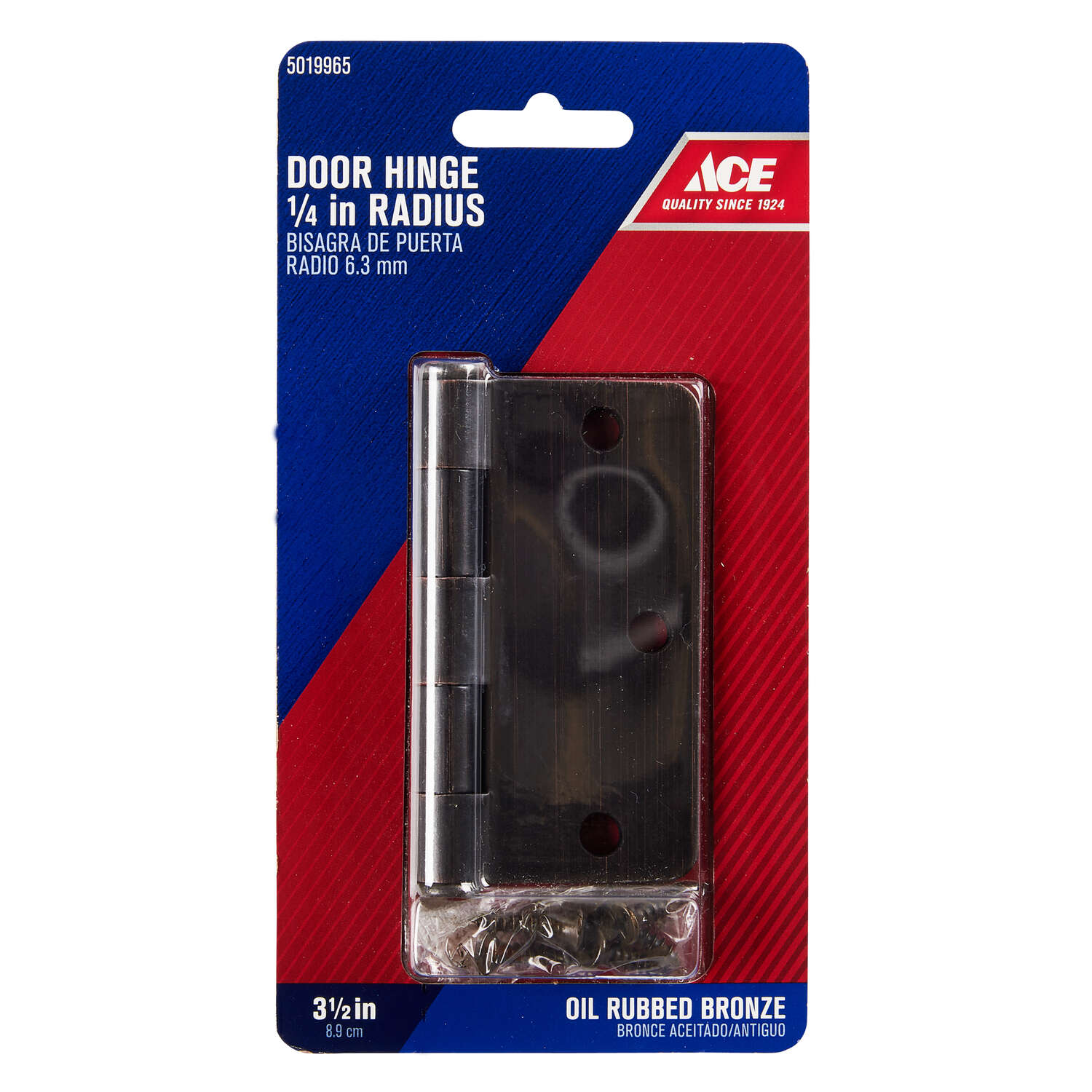 Ace 3-1/2 in. L Oil Rubbed Bronze Residential Door Hinge 1 pk