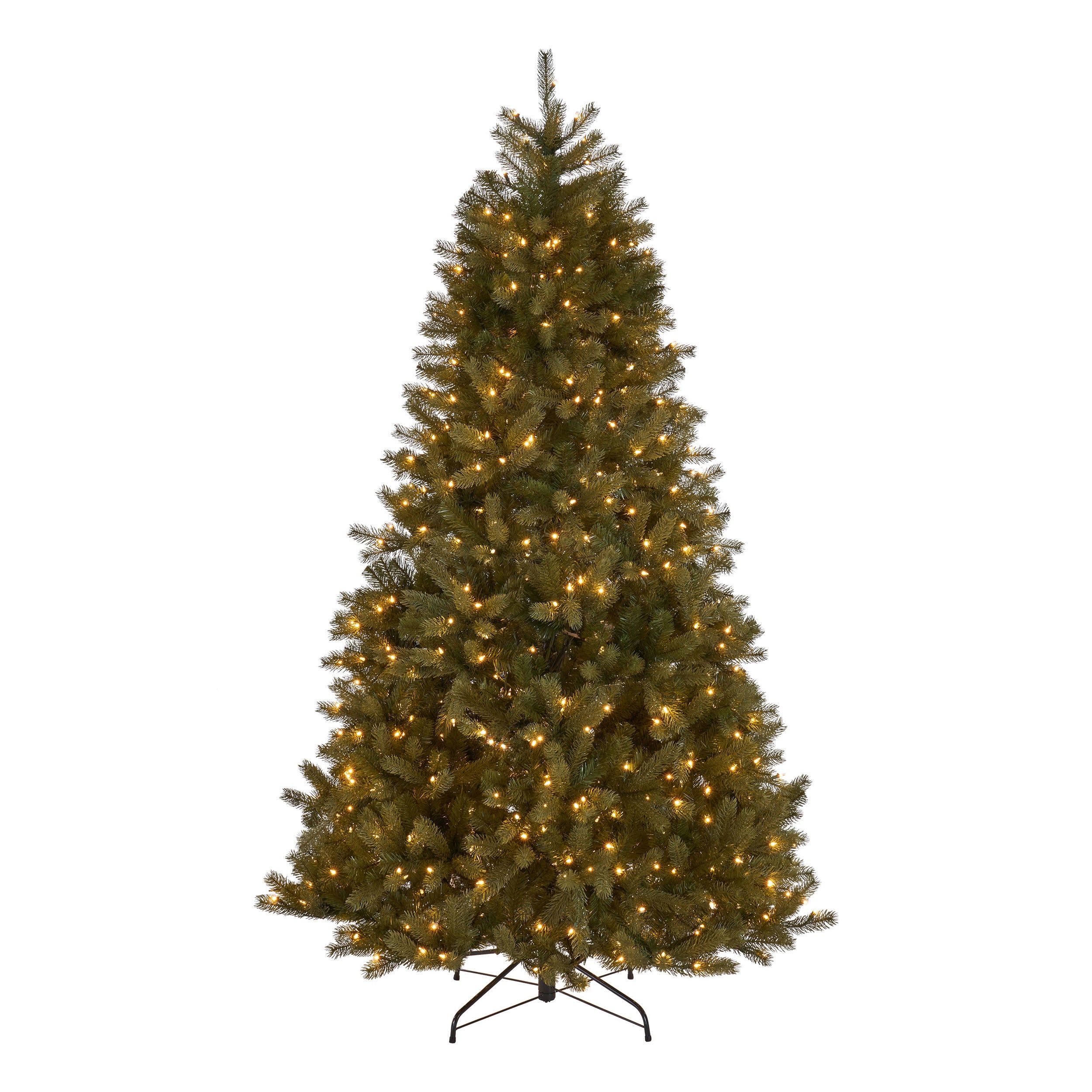 9-foot Mixed Spruce Hinged Artificial Christmas Tree