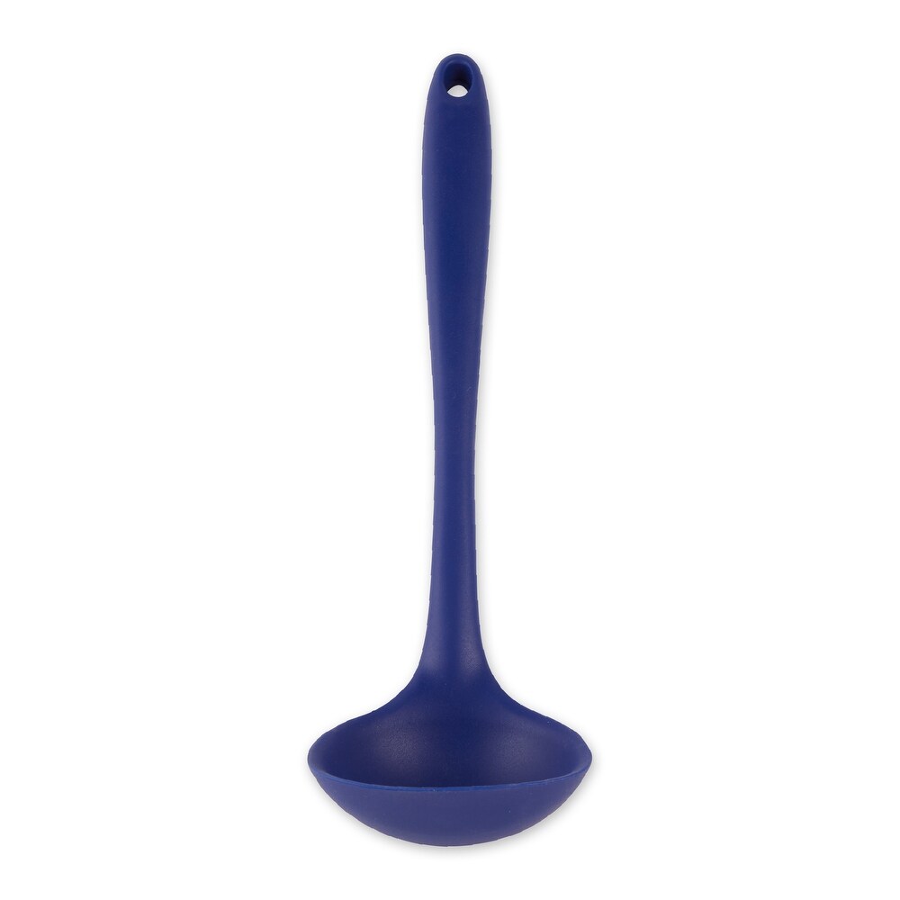 Ela's Silicone Ladle   Blue   11 x 3.5 x .5