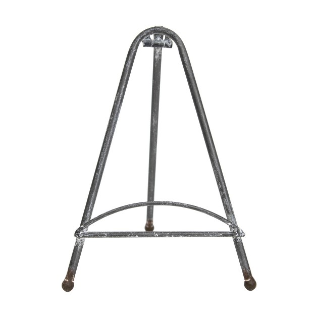 White Metal Easel Foreside Home amp Garden