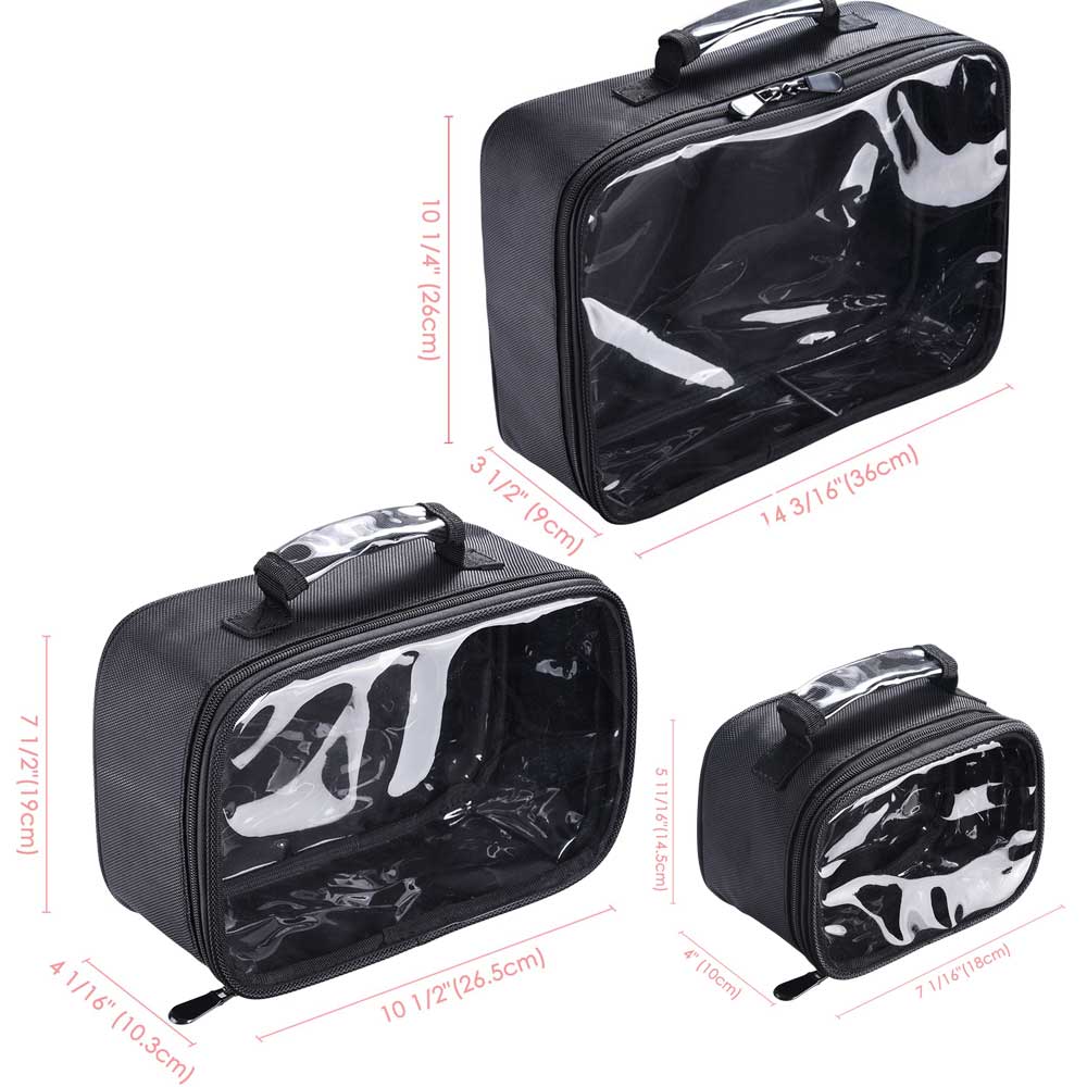 Yescom Makeup Bag Set Compression Cubes Adapted for Luggage