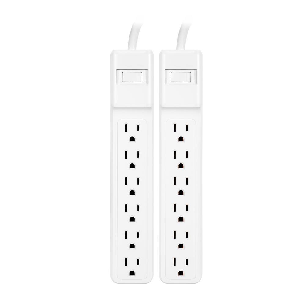 6-Outlet Surge Protector (2-Pack) HDC1074SS