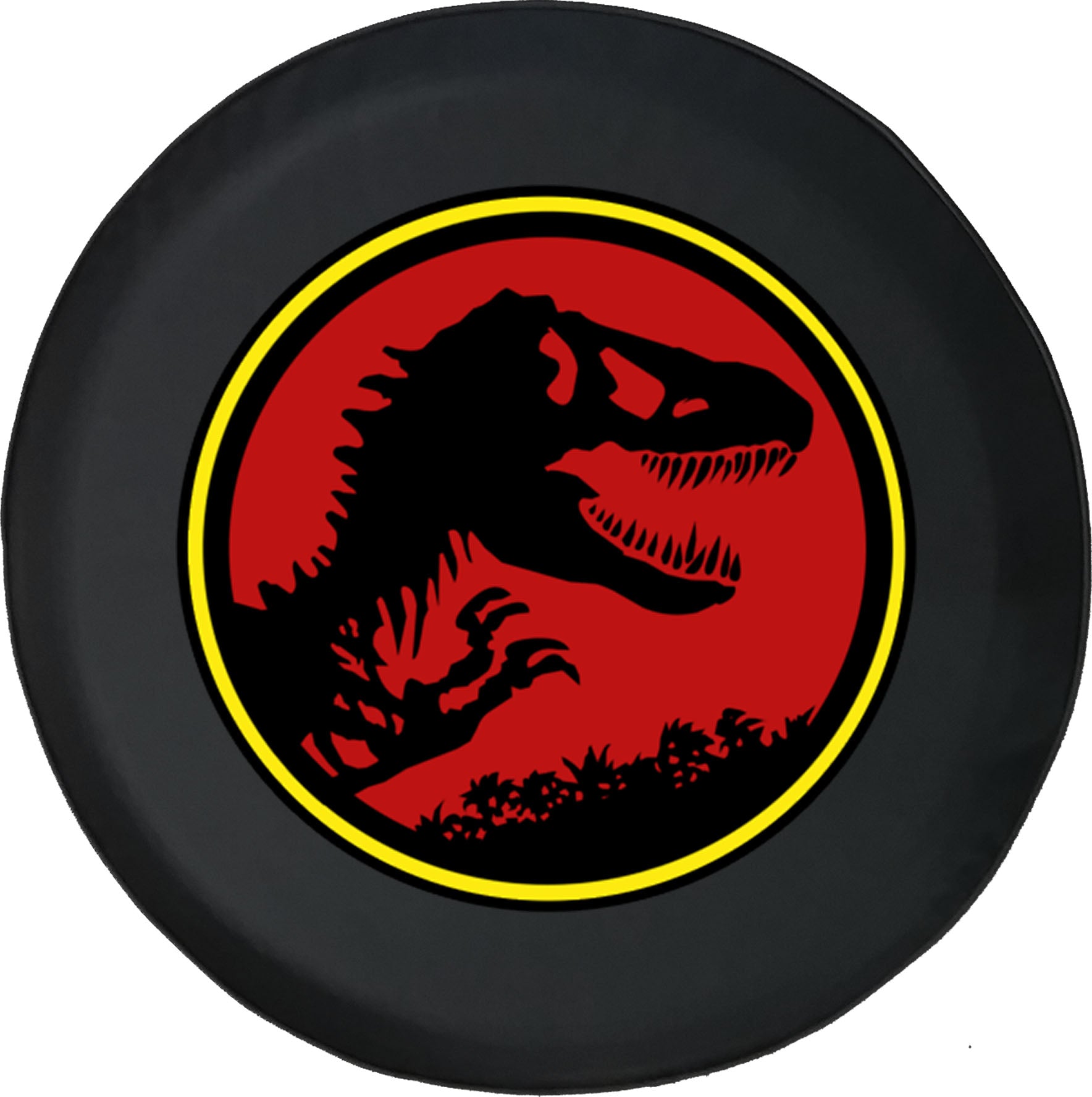 Black Tire Covers - Tire Accessories for Campers， SUVs， Trailers， Trucks， RVs and More | Dinosaur Park Black 28 Inch