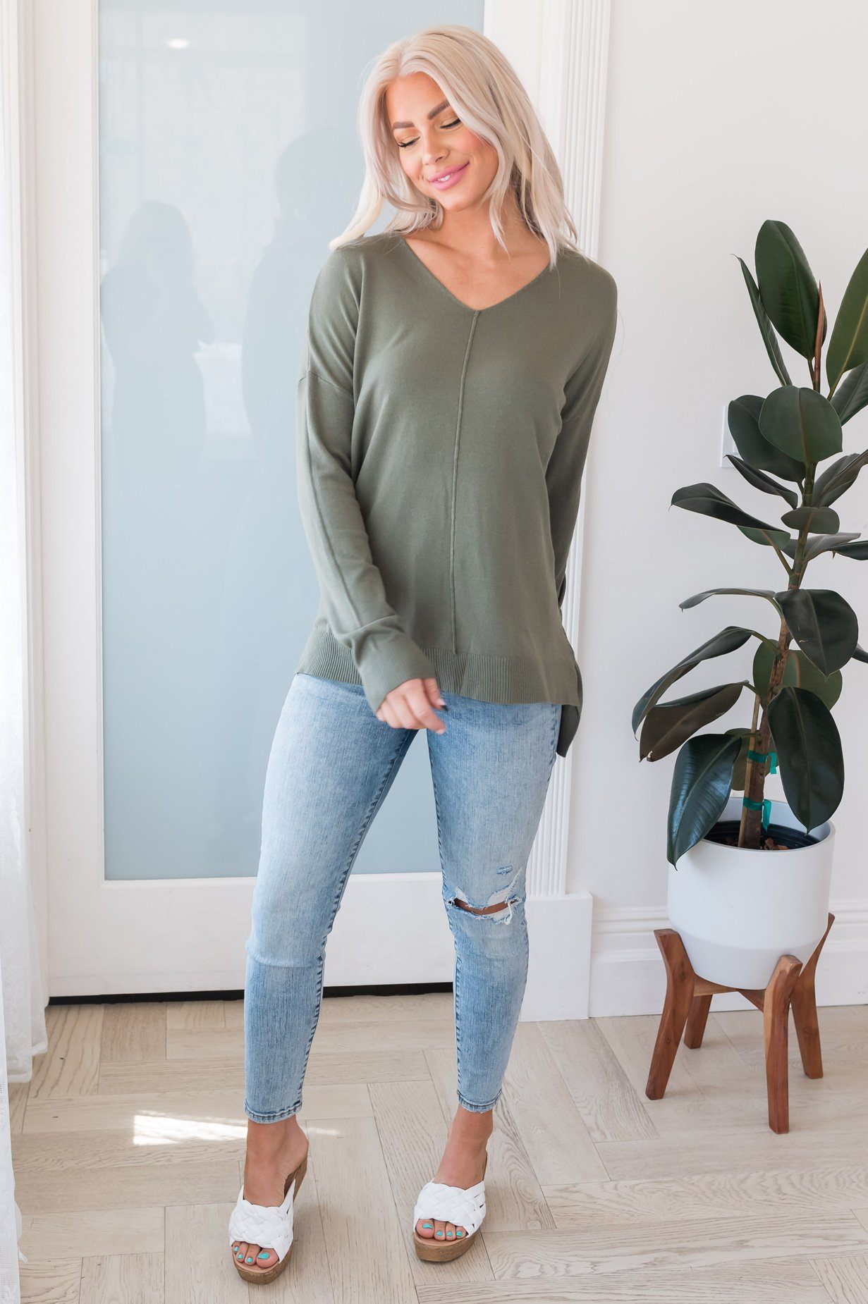 Harvest Season Modest Sweater