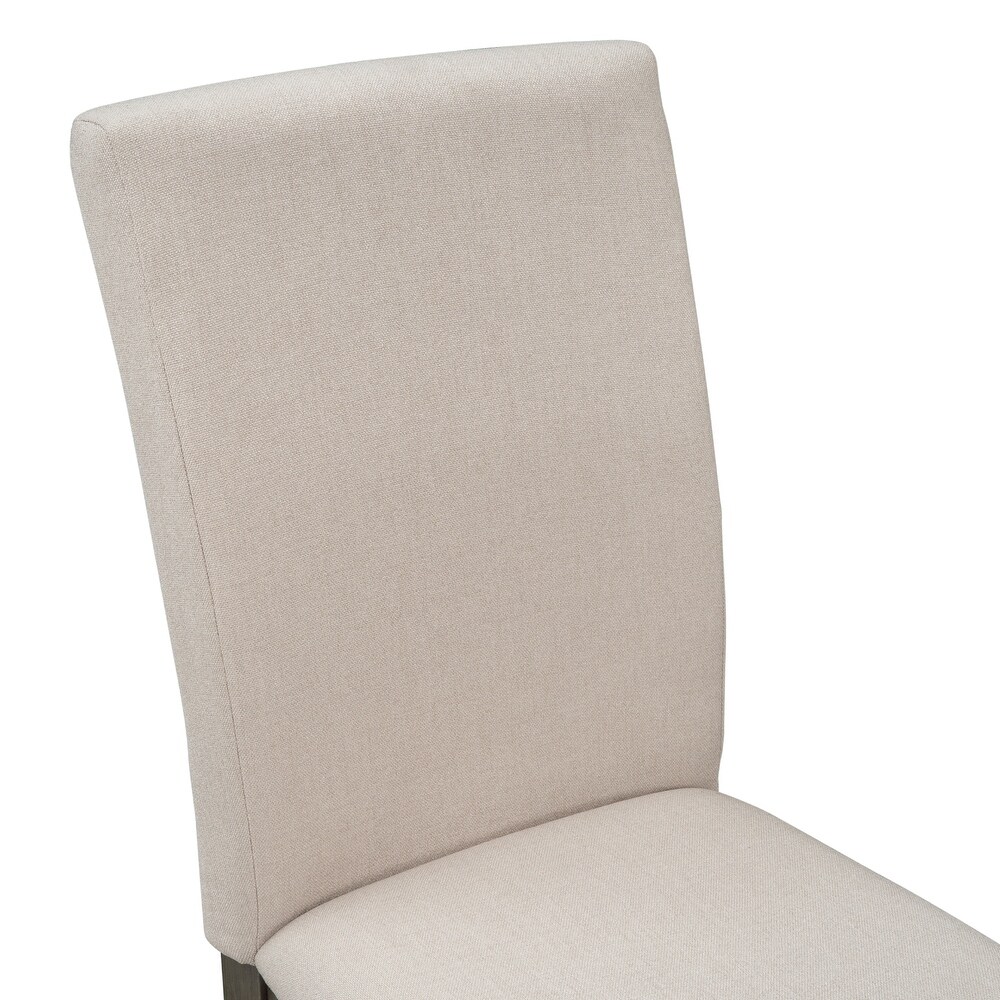 4 Piece Upholstered Wood Dining Chair