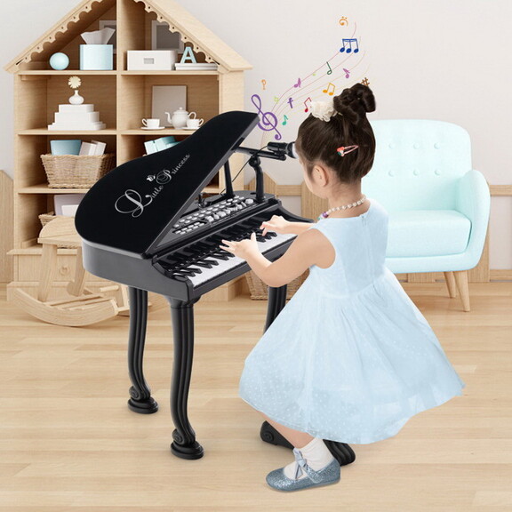 Costway 37 Keys Kids Piano Keyboard with Stool and...