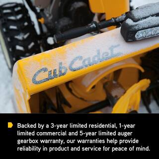 Cub Cadet 3X HD 30 in. 420 cc Three-Stage Gas Snow Blower with Electric Start Steel Chute Power Steering and Heated Grips 3X 30 HD