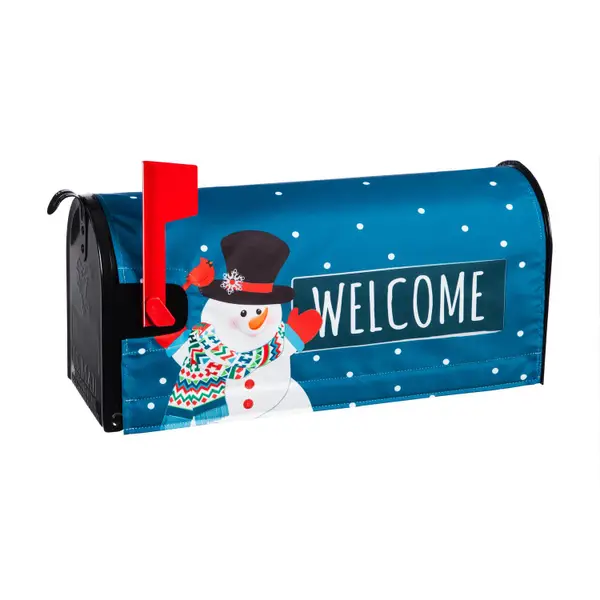 Evergreen Enterprises Snowman Welcome Mailbox Cover