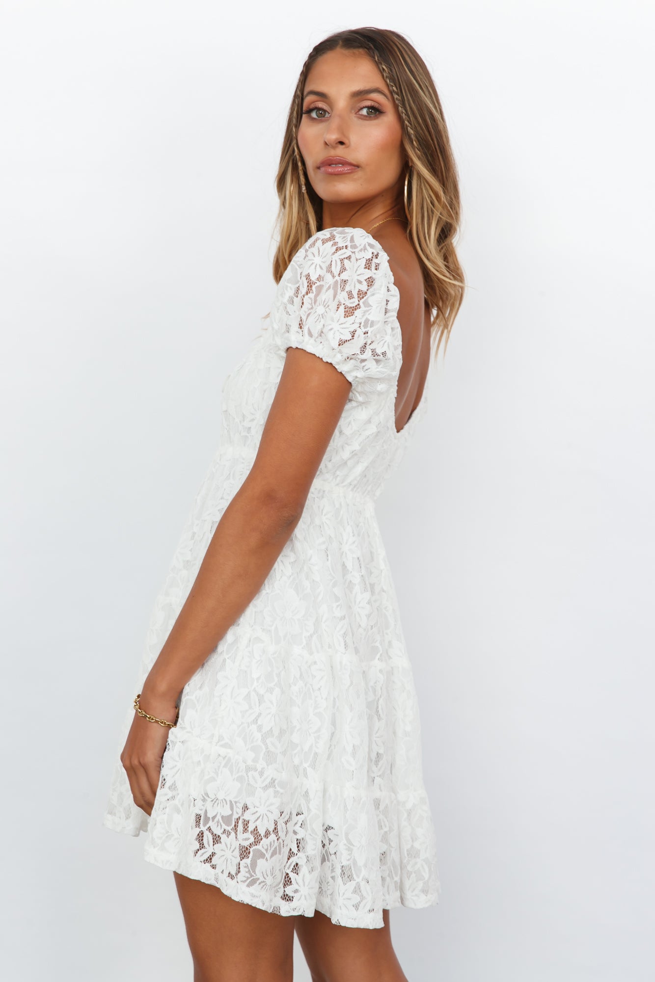 Dancing In The Rain Dress White