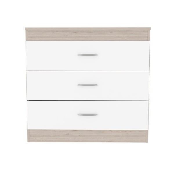 TUHOME Melia 3 Drawer Dresser with Superior Top and Metal Hardware - - 34809657