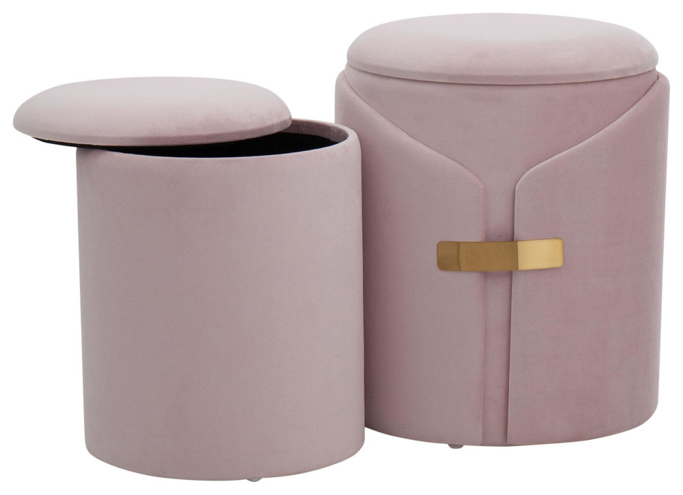 Dahlia Ottoman Set   Contemporary   Footstools And Ottomans   by LumiSource  Houzz