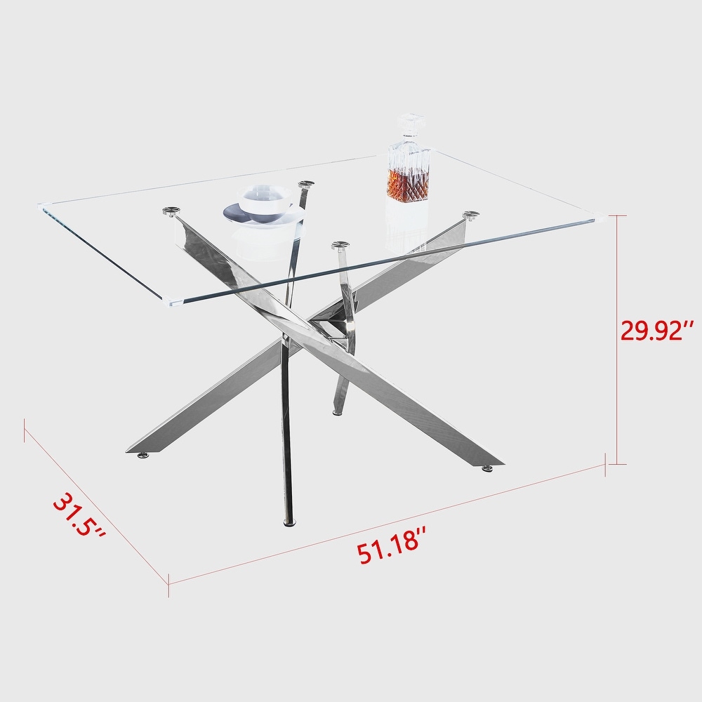 Glass Table with 0.39\