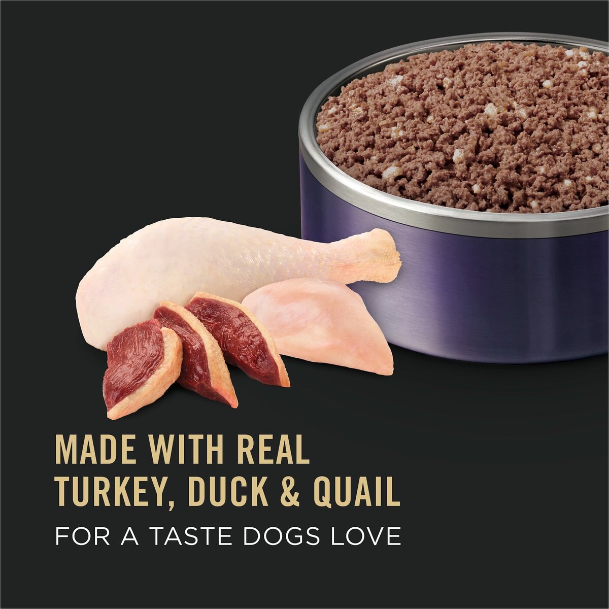 Purina Pro Plan Sport High Protein Turkey， Duck and Quail Entrée Wet Dog Food