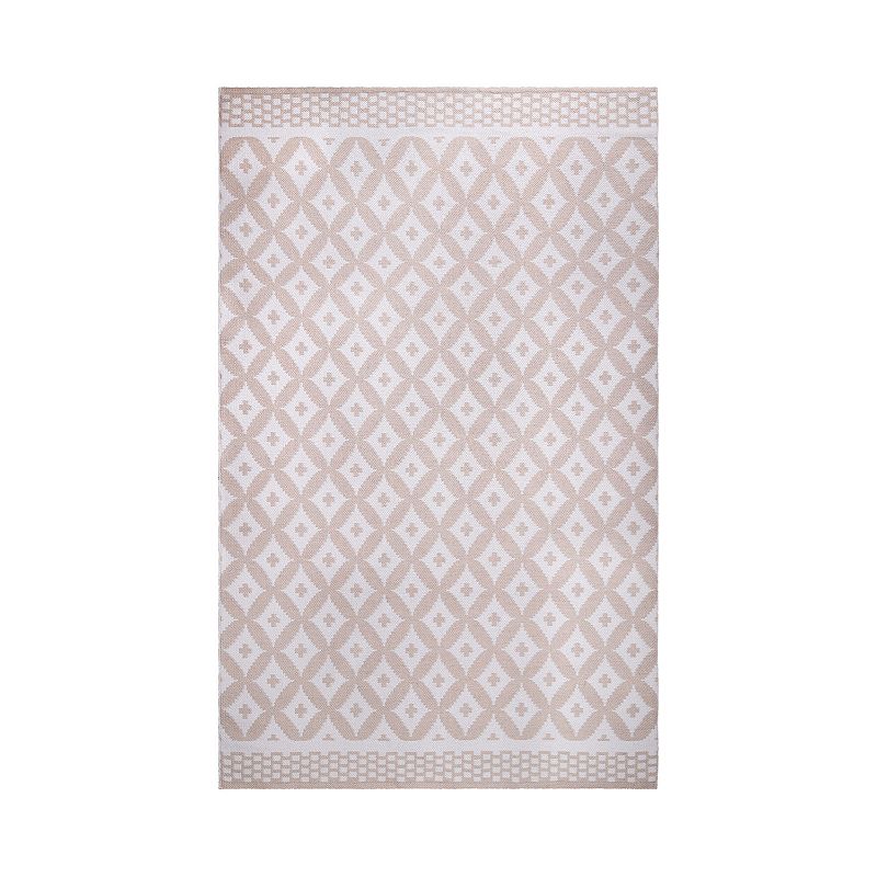 SUPERIOR Adalia Lattice Geometric Reversible Indoor/Outdoor Area Rug