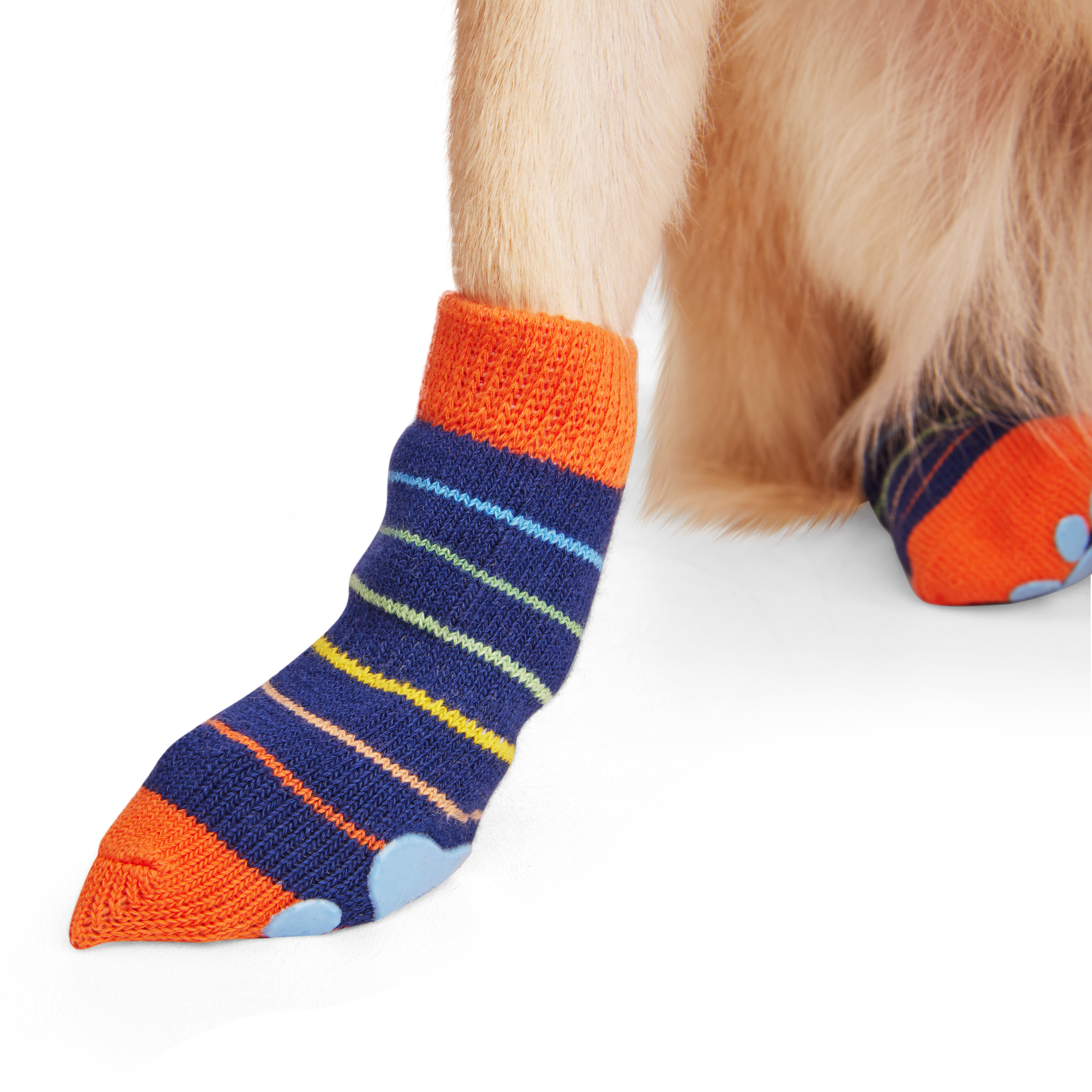 YOULY Shark Stripe Dog Sock， Small