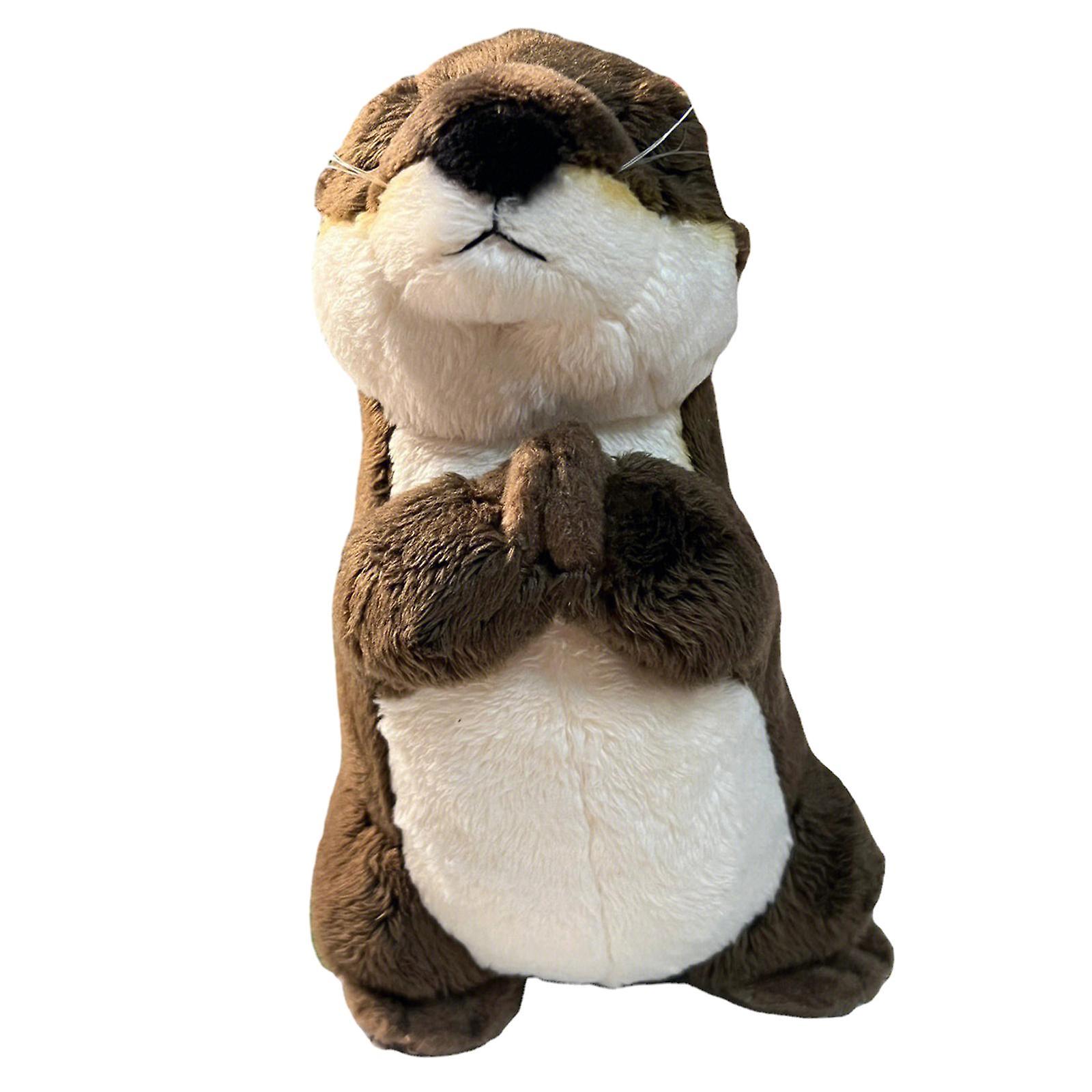 Cartoon Stuffed Otter Toys Living Room Decoration For Adults Kids Boys Girls 20cm