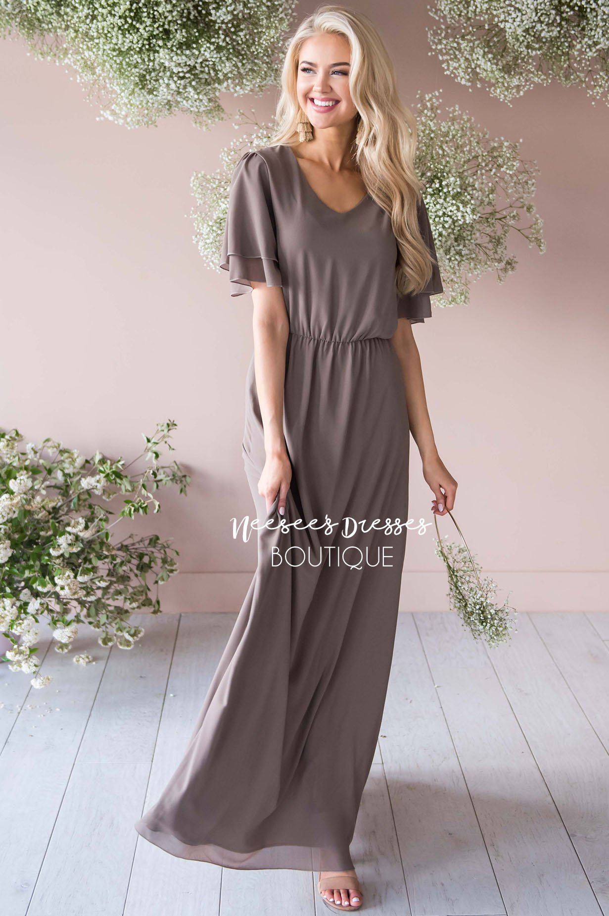 The Chloe Chiffon Maxi Dress