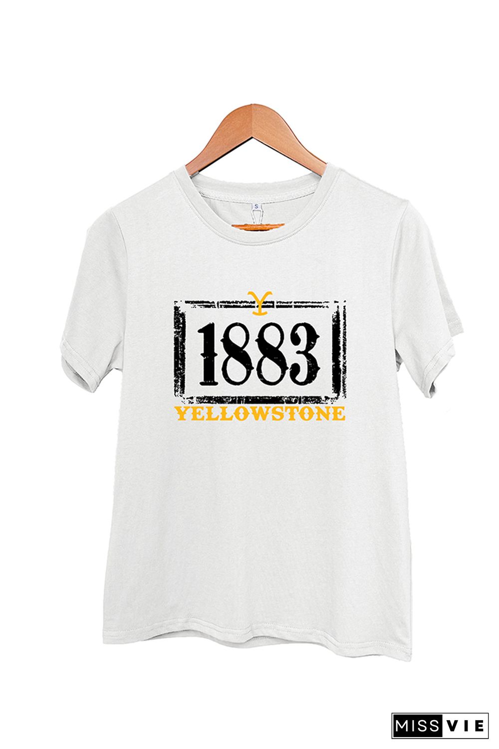 1883 Yellowstone Short Sleeve Graphic Tee Wholesale